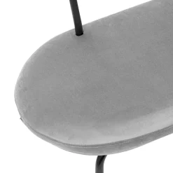 HOMLA Lawka Ina W Tkaninie Jasnoszara 95X45X61 Cm