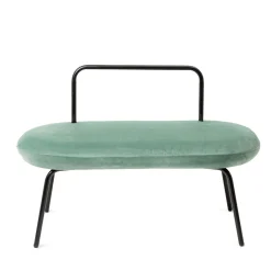 HOMLA Lawka Ina Welurowa Mietowa 95X45X61 Cm