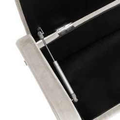 HOMLA Lawka Venlo Welurowa Bezowa 100X39X45Cm