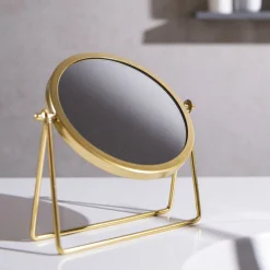 HOMLA Lusterko Espello Zlote 21X21X18 Cm