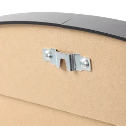 HOMLA Lustro Elora Okragle Czarne 80X80 Cm