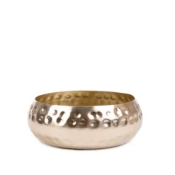 HOMLA Misa Dekoracyjna Dritto Mlotkowana Zlota 12X12X4,5 Cm