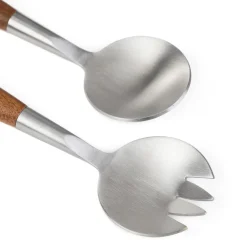 HOMLA Misa Mooka Do Salat Ceramiczna Z Przyborami Czarna 24 Cm