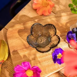 HOMLA Miseczka Lonny W Ksztalcie Kwiatka Szara 9X4 Cm