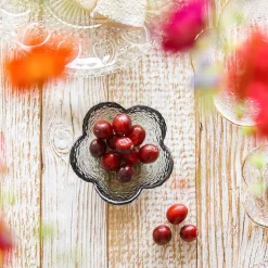 HOMLA Miseczka Lonny W Ksztalcie Kwiatka Szara 9X4 Cm