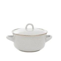 HOMLA Naczyńie Do Zapiekania Larisa Z Pokrywka Smietankowe 0,5 L