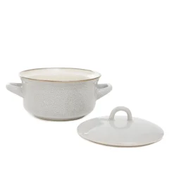 HOMLA Naczyńie Do Zapiekania Larisa Z Pokrywka Smietankowe 0,5 L