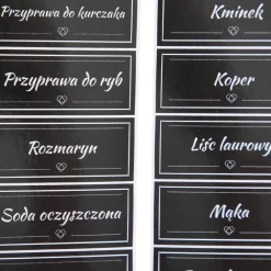 HOMLA Naklejki Otto Prostokatne 42 Szt 5,2X2 Cm