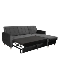 HOMLA Naroznik Ingrid Z Funkcja Spania I Pojemnikiem Na Pościel Prawy