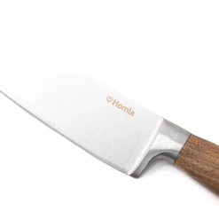 HOMLA Noz Mooka Szefa Z Drewniana Raczka 32 Cm