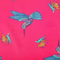 HOMLA Obrus Frida Kahlo Z Wzorem Kolibra Fuksjowy 90X90 Cm