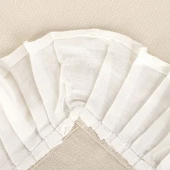 HOMLA Obrus Linela Z Bawelniana Falbanka 130X180 Cm