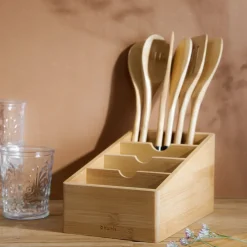 HOMLA Organizer Bambou Kuchenny Bambusowy 25X13 Cm