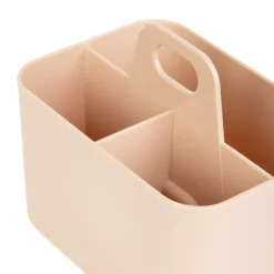 HOMLA Organizer Delyth Plastikowy Rozowy Maly 15X10,8X13,5 Cm