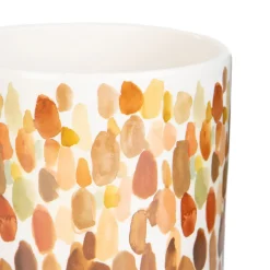 HOMLA Oslonka Na Doniczke Azul W Bezowe Plamki 13X13X11 Cm