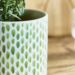 HOMLA Oslonka Na Doniczke Barg W Listki 13X13X11 Cm