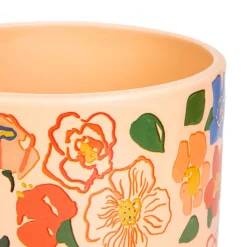 HOMLA Oslonka Na Doniczke Floral Aura W Kolorowe Kwiaty 13,5X13,5X12,5 Cm