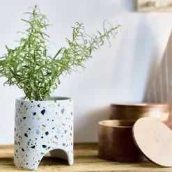 HOMLA Oslonka Na Doniczke Lastriko We Wzor Lastryko 14X14X15 Cm