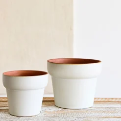 HOMLA Oslonka Na Doniczke Maya Ceramiczna 19,5X19,5X16 Cm