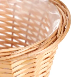 HOMLA Oslonka Na Doniczke Saule Wiklinowa Naturalna 24X20 Cm