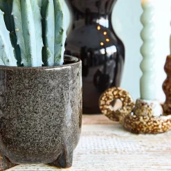 HOMLA Oslonka Na Doniczke Stelo Ceramiczna 12X12X12 Cm