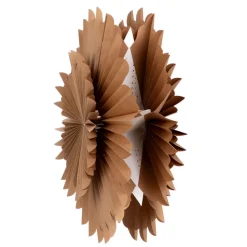 HOMLA Ozdoba Papierowa Z Ledem Shallow Naturalna 50 Cm