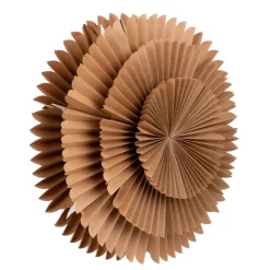 HOMLA Ozdoba Papierowa Z Ledem Shallow Naturalna 50 Cm