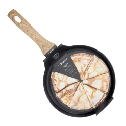 HOMLA Patelnia Albero Nalesnikowa Czarna 24 Cm