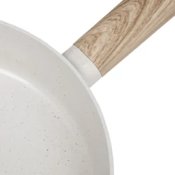 HOMLA Patelnia Loreburn Z Powloka Ceramiczna Smietankowa 24 Cm