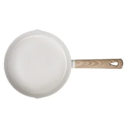 HOMLA Patelnia Loreburn Z Powloka Ceramiczna Smietankowa 24 Cm