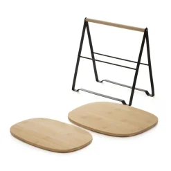 HOMLA Patera Bambou Bambusowa 2 Poziomowa 25X28 Cm