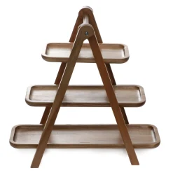 HOMLA Patera Mooka Do Serwowania 3-Poziomowa 39,5X38,5Cm