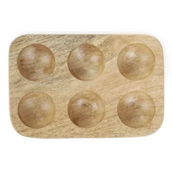 HOMLA Patera Rego Drewniana Na Jajka Mala 11X16 Cm