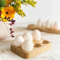 HOMLA Patera Rego Drewniana Na Jajka Mala 11X16 Cm