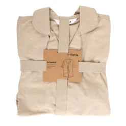 HOMLA Pizama Niccol Perkalowa Bezowa S/M