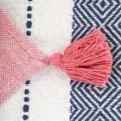 HOMLA Pled Kapas Kolorowy Z Aplikacja 130X170 Cm