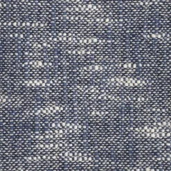 HOMLA Pled Nori Bawelniany Z Niebieskim Wzorem 130X170 Cm