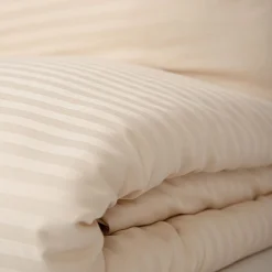 HOMLA Pościel Agnes Satynowa Bezowa 160X200 Cm