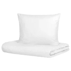 HOMLA Pościel Agnes Satynowa Biala 160X200 Cm