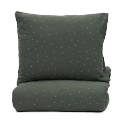 HOMLA Pościel Cordelia Muslinowa W Listki 200X220 + 2*50X60 Cm