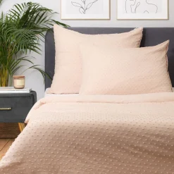 HOMLA Pościel Doti Z Mikrofibry Bezowa 160X200 Cm