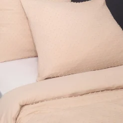 HOMLA Pościel Doti Z Mikrofibry Bezowa 160X200 Cm