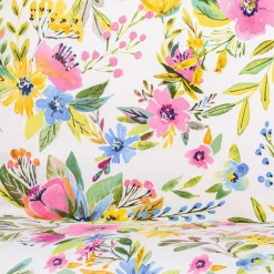 HOMLA Pościel Floral Z Mikrofibry W Kolorowe Kwiatki 160X200 Cm