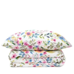 HOMLA Pościel Floral Z Mikrofibry W Kolorowe Kwiatki 200X220 Cm