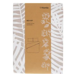 HOMLA Pościel Fyllo Bawelniana W Liscie 160X200 Cm