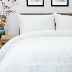 HOMLA Pościel Gabriele Perkalowa Z Falbanka Premium 160X200 + 2*50X60 Cm