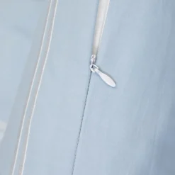 HOMLA Pościel Gabriele Perkalowa Niebieska Z Haftem Premium 200X220 + 2*50X60 Cm