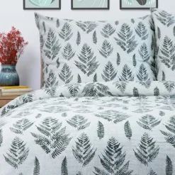 HOMLA Pościel Hattie Satynowa W Liscie 160X200 Cm