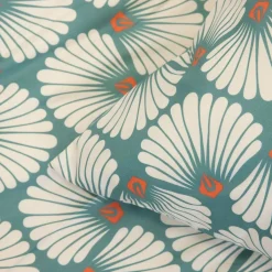 HOMLA Pościel Laurlin Z Mikrofibry Turkusowa 140X200 Cm + 1*70X80 Cm