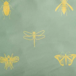 HOMLA Pościel Luro Z Mikrofibry Oliwkowa W Owady 160X200 Cm